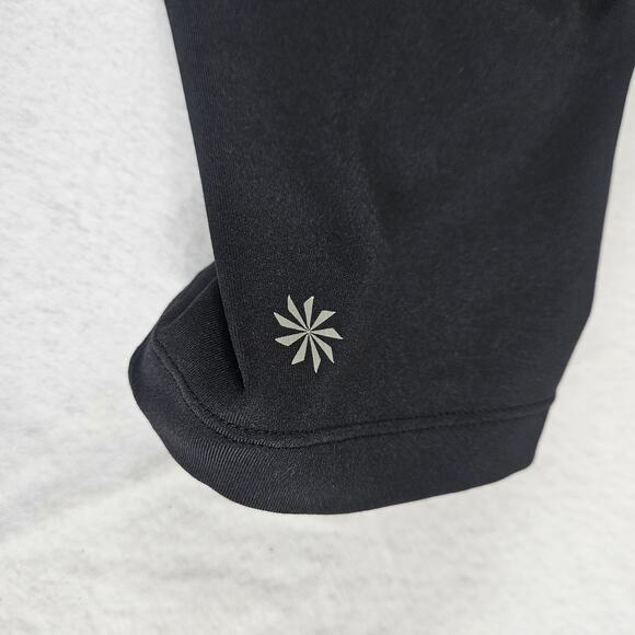 Athleta Quick Step Capri Leggings Size MP Black and Purple Cropped Active Wear - Picture 7 of 10